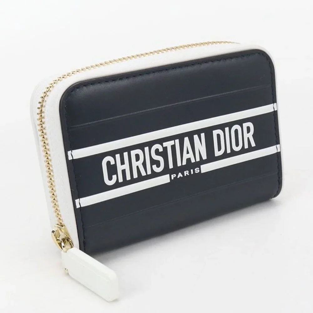 Dior Coin Case VIBE Coin Purse Leather
